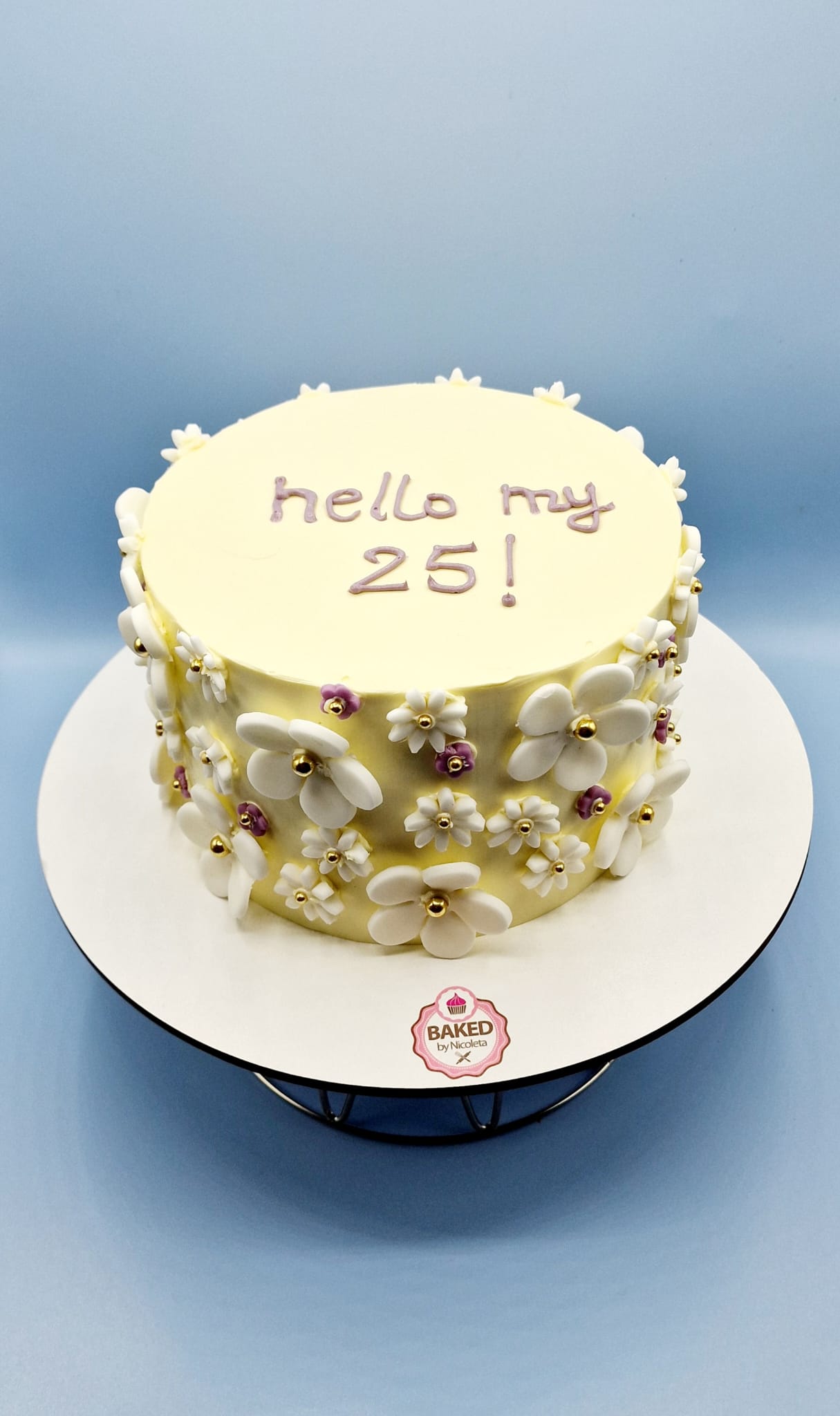 Bespoke custom celebration cake for Ladies & Elegance handcrafted by Nicoleta